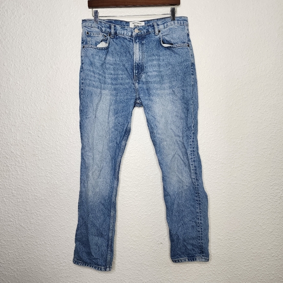 Reformation Cynthia High Rise Straight Jeans in Seychelles Wash Women's Size 31 - Picture 1 of 8